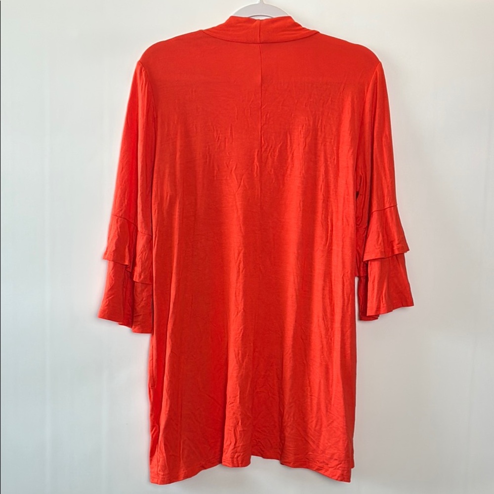 Longhorns Gameday Couture Women's Orange Open Cardigan - Picture 6 of 8